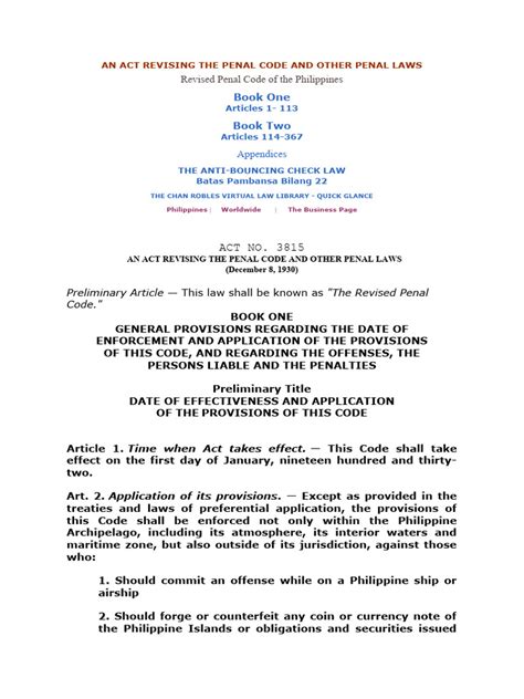 arresto mayor|AN ACT REVISING THE PENAL CODE AND OTHER PENAL LAWS. .